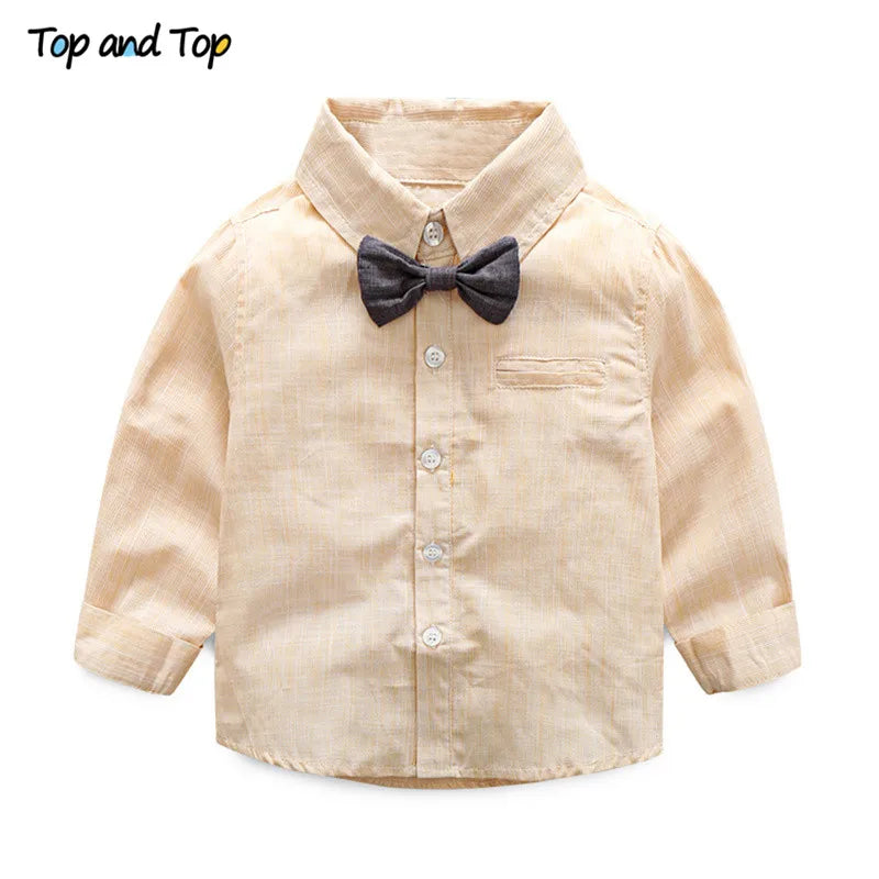 Little Gent Bow Tie T-shirt & Suspenders (Various Styles Available)