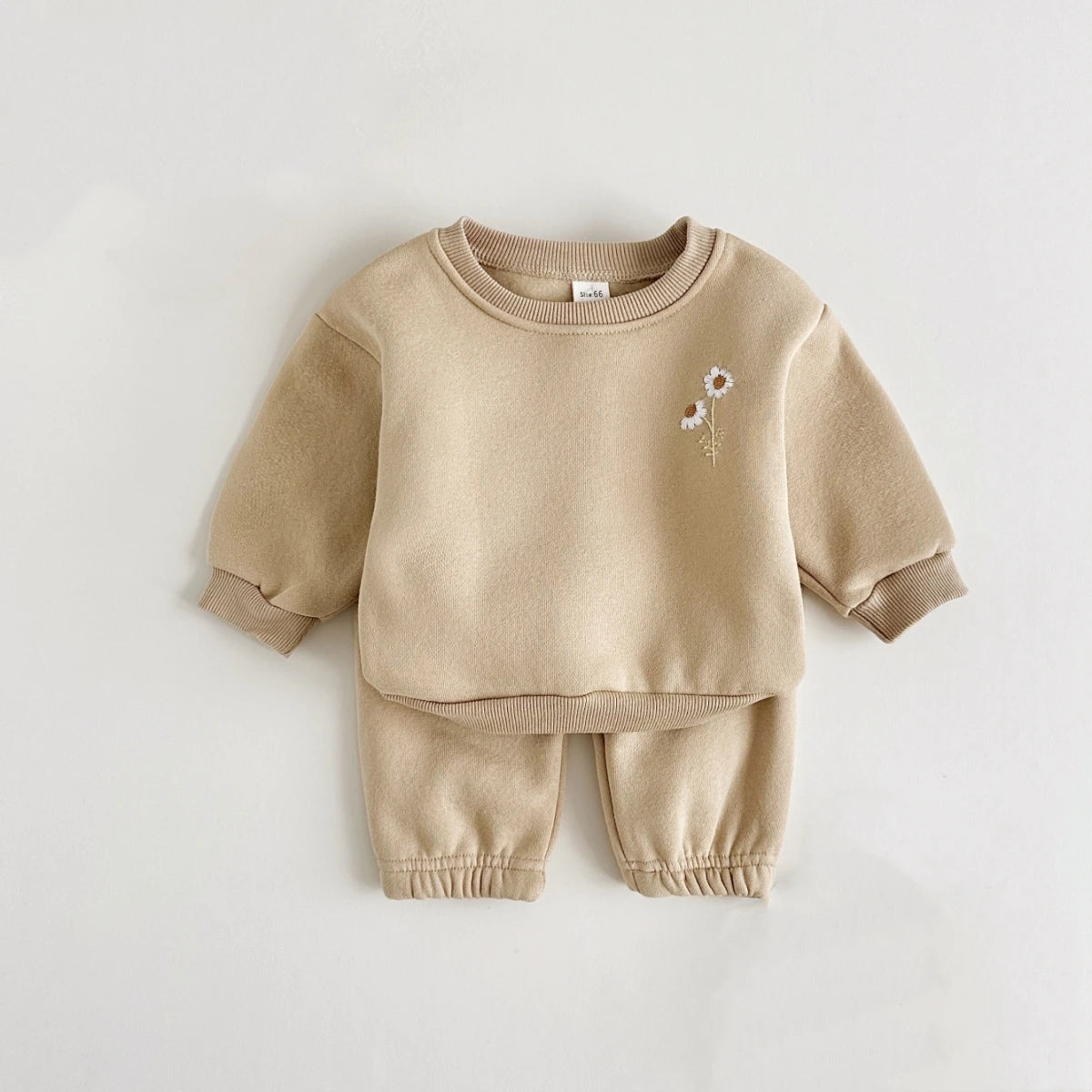 Daisy Flower Embroidery 2 Piece Set