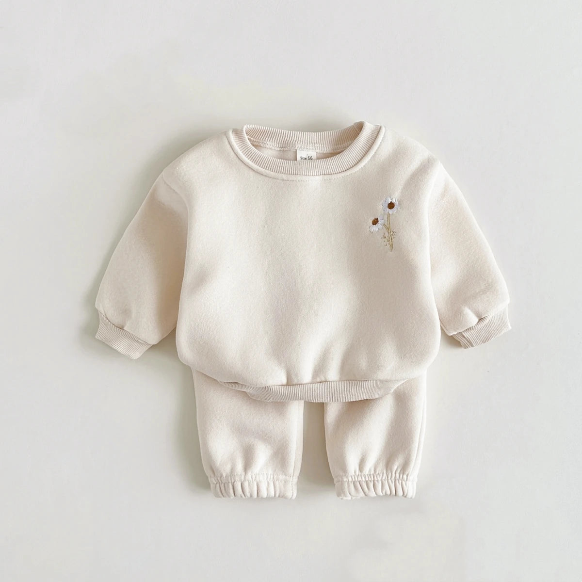 Daisy Flower Embroidery 2 Piece Set