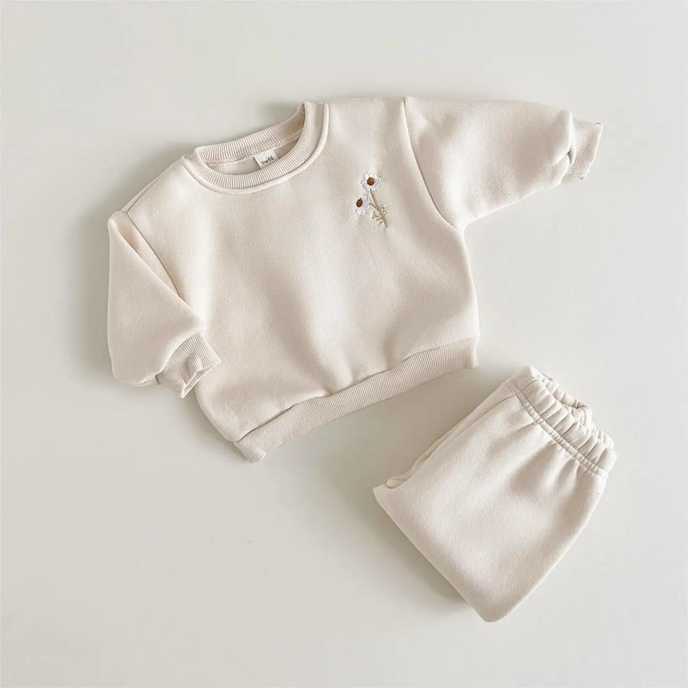 Daisy Flower Embroidery 2 Piece Set
