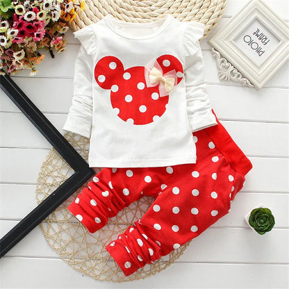 Baby Girl Toddler Disney T-shirt + Pants 2 pcs (Various Colour Available)