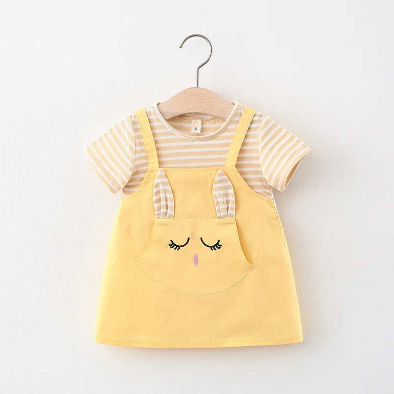 Baby Cartoon Cat Dress