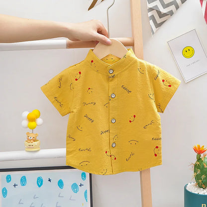 Baby Boy T-Shirt Overalls 2Pcs