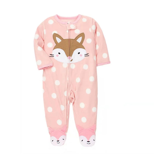 Boys and Girls Footed Baby Pyjamas Sleepwear (Various Styles)