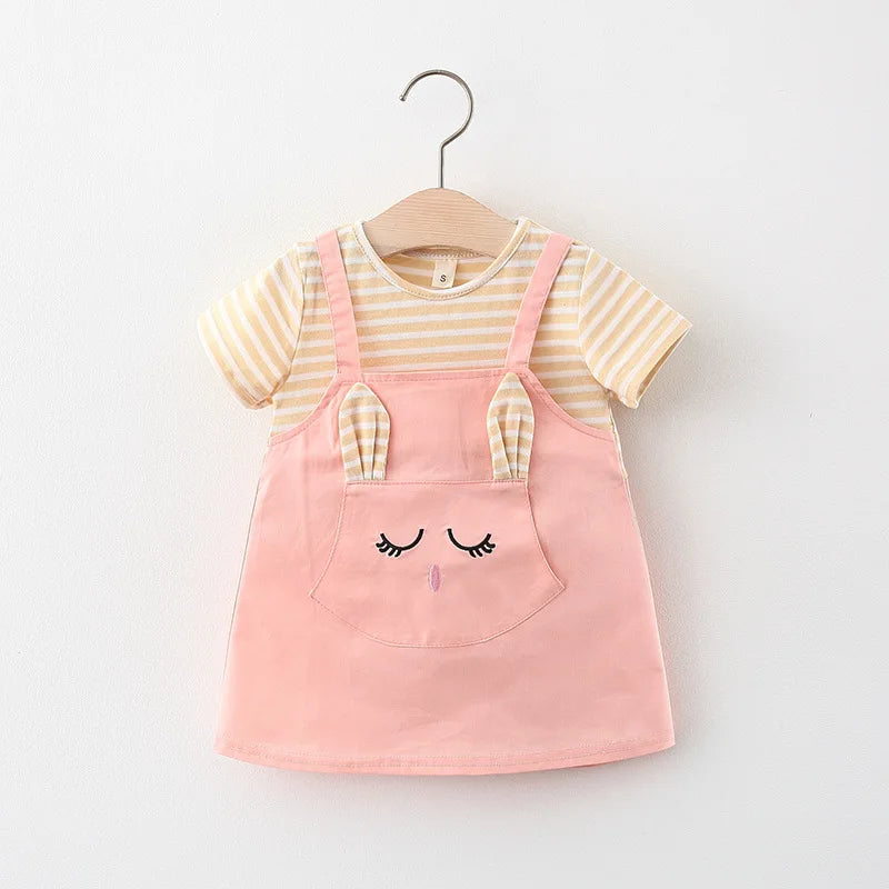 Baby Cartoon Cat Dress