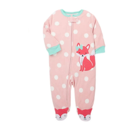 Boys and Girls Footed Baby Pyjamas Sleepwear (Various Styles)